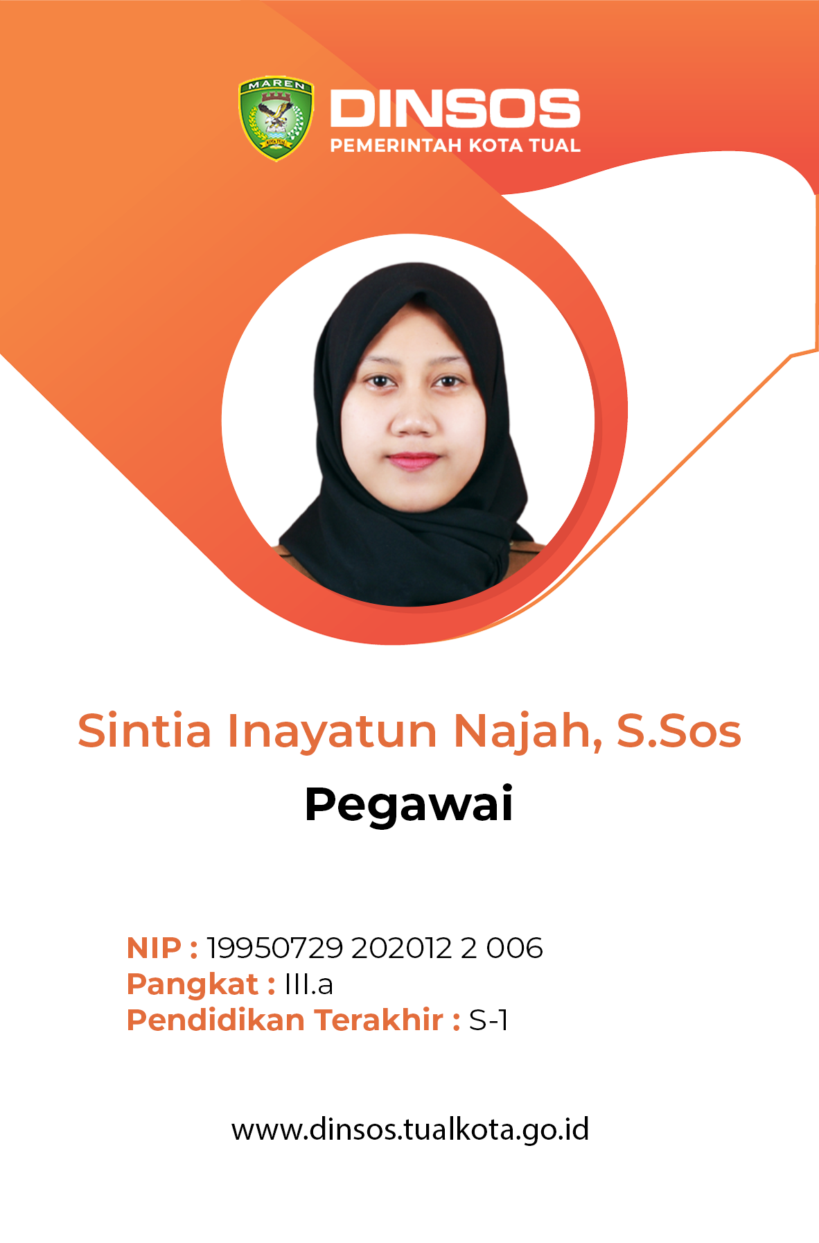 SINTIA INAYATUN NAJAH, S.Sos